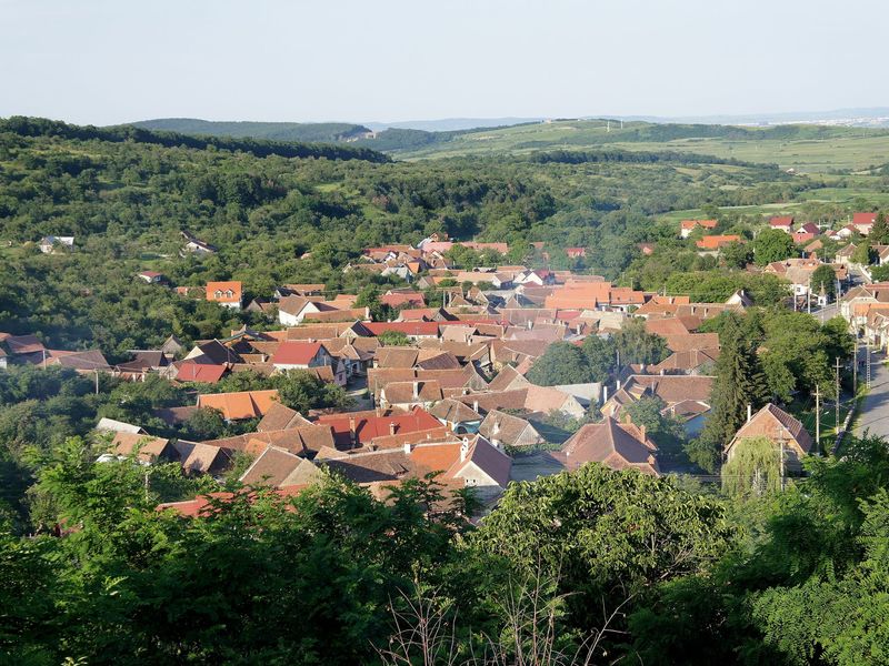 Sibiel, vedere din deal